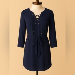 A. Byer Navy Blue Women's Dress